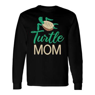 Turtle Mom Cute Sea Turtle Lover Long Sleeve T-Shirt - Seseable