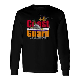 US Coast Guard Original Uscg Team Gif Long Sleeve T-Shirt T-Shirt | Mazezy