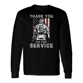 Veteran 2022 Veteran Day Thank You For Your Service Long Sleeve T-Shirt - Seseable