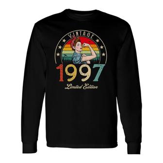 Vintage 1997 Limited Edition 1997 25Th Birthday 25 Years Old Long Sleeve T-Shirt - Seseable