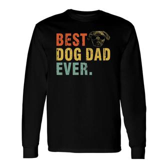 Vintage Best Dog Dad Ever Cane Corso S Long Sleeve T-Shirt - Seseable
