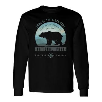 Vintage National Park Great Smoky Mountains Park Long Sleeve T-Shirt - Seseable