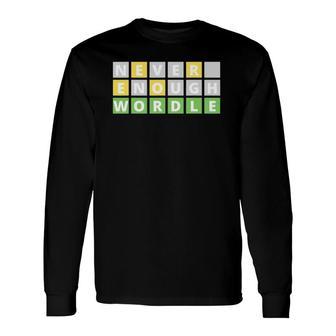 Wordle Word Game Lovers Long Sleeve T-Shirt T-Shirt | Mazezy