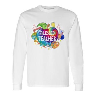 Blessed Teacher With A Lot Of Useful And Interesting Subject Knowledge Long Sleeve T-Shirt - Seseable