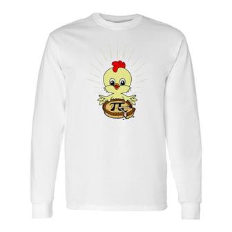 Chicken Pot Pie Day Great Idea For Math Lover Long Sleeve T-Shirt - Monsterry
