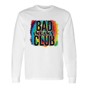 Colorful Bad Moms Club Vintage Long Sleeve T-Shirt - Seseable