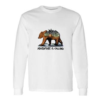 Custom Adventure Is Calling You Join Camp Life Long Sleeve T-Shirt - Seseable
