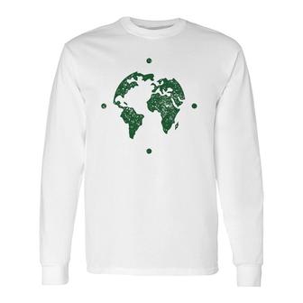 Earth Day Teacher Recycle Vintage Recycling Earth Day Long Sleeve T-Shirt T-Shirt | Mazezy
