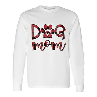 Fabric Dog Mom Loosen Best Long Sleeve T-Shirt - Seseable