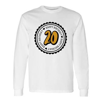Happy Fabulous 20Th Birthday With Many Fond Memories Since 2002 Long Sleeve T-Shirt - Seseable