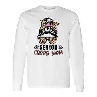 Senior 2022 Cheer Mom Cheerleader Parent Class Of 2022 Long Sleeve T-Shirt - Seseable