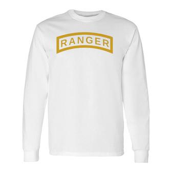 Us Army Ranger Yellow Tab Vintage Airborne Veteran Soldier Long Sleeve T-Shirt T-Shirt | Mazezy