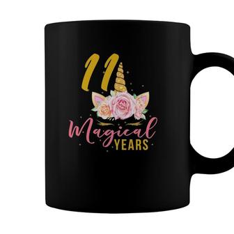 11 Years Old Birthday Girl Gift Unicorn 11Th Birthday Coffee Mug - Seseable