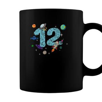 12 Years Old Birthday Boy Gifts Space 12Th Birthday Coffee Mug - Seseable