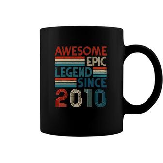 12Th Years Old Birthday Gifts Awesome Epic Legend Since 2010 Ver2 Coffee Mug | Mazezy