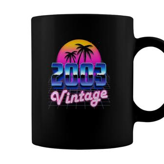 18Th Birthday Gift 18 Years Old Men Women Retro Vintage 2003 Coffee Mug - Seseable