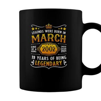 19 Years Old Men Gif March 2002 19Th Birthday Gifts Coffee Mug - Seseable