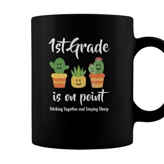 1St Grade Teacher Cactus Coffee Mug - Seseable