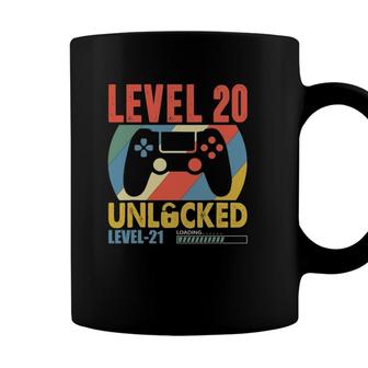 20 Years Old 20Th Birthday Girl Gift Level 20 Unlocked Coffee Mug - Seseable