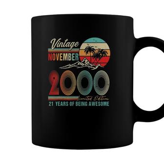 21 Years Old 21St Birthday Decoration November 2000 Ver2 Coffee Mug | Seseable UK
