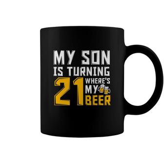 21St Birthday 21 Year Old Son Dad Mom Family Birthday Coffee Mug - Seseable