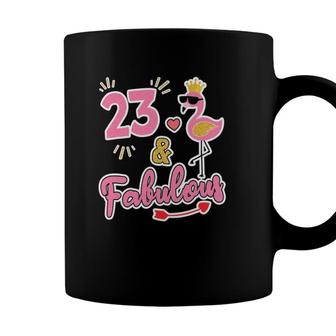 23 And Fabulous 23 Years Old Gift 23Rd Birthday Coffee Mug - Seseable