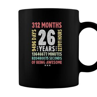 26Th Birthday 26 Years Old Vintage Retro - 26 Yr Old Coffee Mug - Seseable