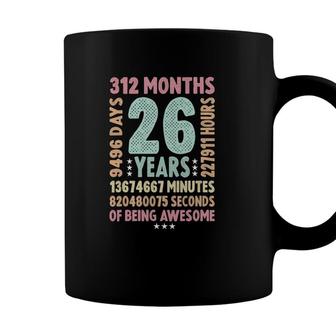 26Th Birthday 26 Years Old Vintage Retro - 26 Yrs Old Coffee Mug - Seseable