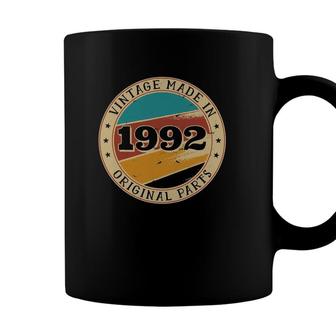 30Th Birthday Retro Vintage 30 Years Old Made In 1992 Gift Coffee Mug - Seseable