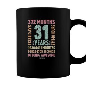 31St Birthday 31 Years Old Vintage Retro - 31 Yr Old Coffee Mug - Seseable