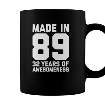 32Nd Birthday Gifts For Him Men Age 32 Years Old Son 1989 Ver2 Coffee Mug - Seseable