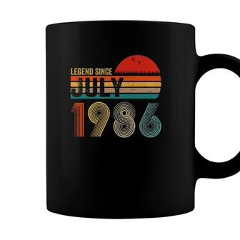 35 Years Old Retro Birthday Gift Legend Since July 1986 Ver2 Coffee Mug - Seseable