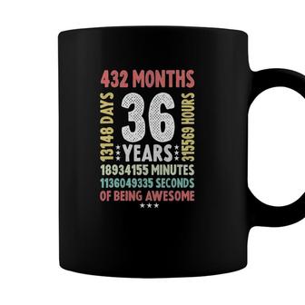 36Th Birthday 36 Years Old Vintage Retro 36 Yrs Old Coffee Mug - Seseable