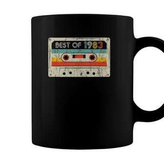 38Th Birthday Gifts Vintage Best Of 1983 Retro Cassette Tape Coffee Mug - Seseable
