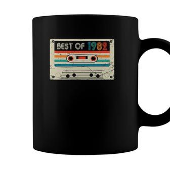 39Th Birthday Vintage Best Of 1982 Funny Retro Cassette Tape Coffee Mug - Seseable