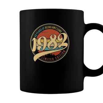 40 Years Old Bday Vintage 1982 Limited Edition 40Th Birthday Coffee Mug - Seseable