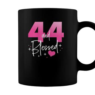 44 And Blessed Chapter 44 Years Old Gifts 44Th Birthday Gifts Coffee Mug - Seseable