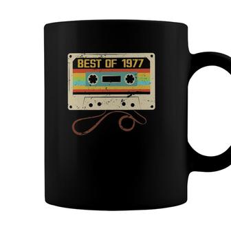 44Th Bday Gifts Best Of 1977 Retro Cassette Tape Vintage Coffee Mug - Seseable