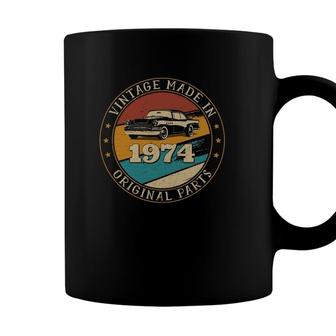 47 Years Old Retro Vintage Car Made In 1974 47Th Birthday Coffee Mug - Seseable