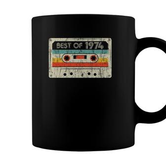 47Th Birthday Gifts Best Of 1974 Retro Cassette Tape Vintage Coffee Mug - Seseable