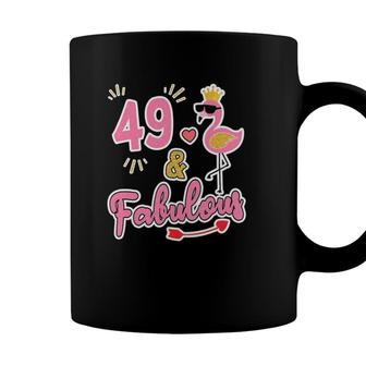 49 And Fabulous - 49 Years Old Gift - 49Th Birthday Coffee Mug - Seseable