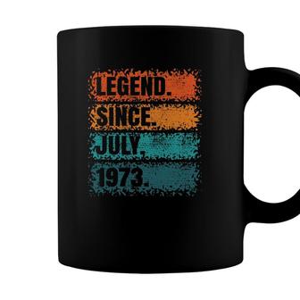 49 Years Old Legend Since July 1973 Vintage 49Th Coffee Mug - Seseable