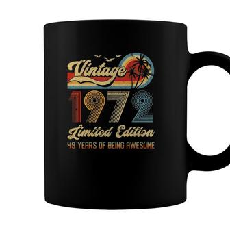 49 Years Old Vintage 1972 Limited Edition 49Th Birthday Coffee Mug - Seseable