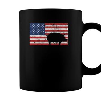 4Th Of July Usa Patriotic Pig Farm Farming Farmer Coffee Mug - Seseable