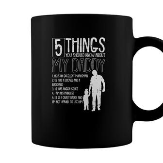 5 Things You Should Know About My Dad Fathers Day Papa Daddy Coffee Mug - Seseable