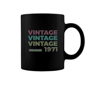 50Th Birthday Gift Retro Birthday Vintage 1971 Coffee Mug - Monsterry