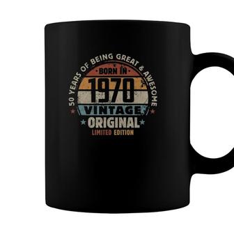 50Th Years Of Being Great And Awesome Born In 1970 Vintage Original Limited Edition Coffee Mug - Seseable