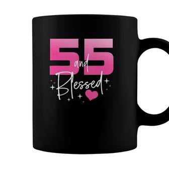 55 And Blessed Chapter 55 Years Old Gifts 55Th Birthday Gifts Coffee Mug - Seseable