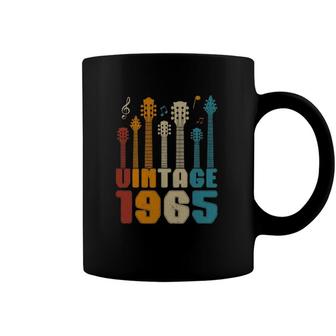 57Th Birthday Gifts Vintage 1965 Tee Guitarist Guitar Lovers Coffee Mug | Mazezy