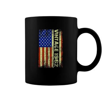 60 Years Old Gifts Vintage 1962 American Flag 60Th Birthday Coffee Mug | Mazezy